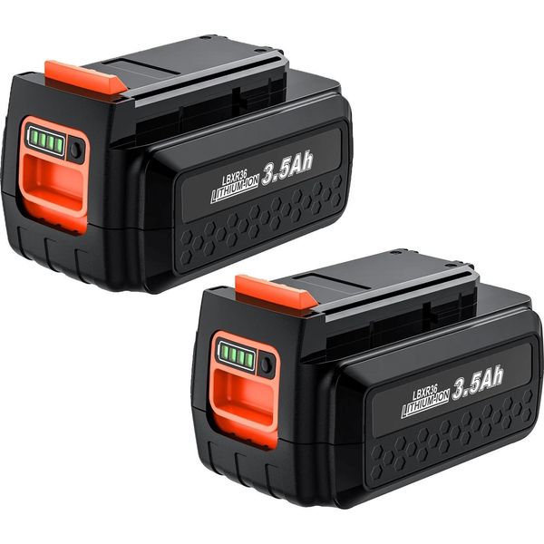 Batteria Per Elettroutensili, Capacità 3500Mah, Compatibile Con Black & Decker, 2PCS 3500Mah-image