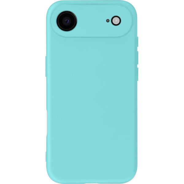 Avizar, Custodia Per Iphone Air Soft-Touch In Silicone Serie Smoothgrip, Blu Turchese-image