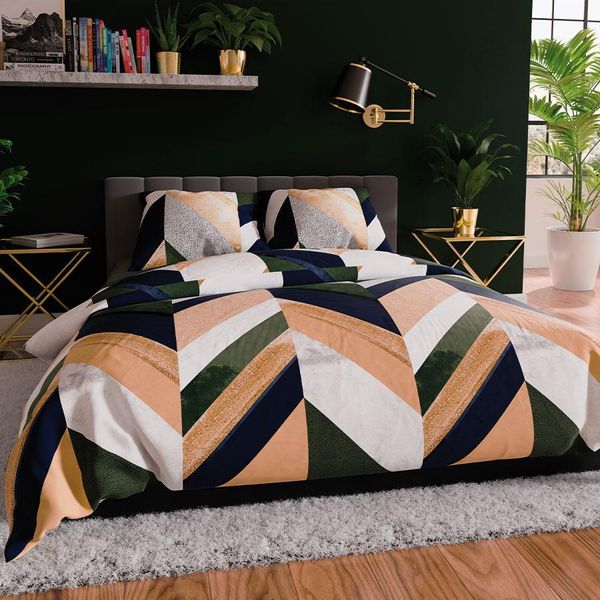 Markizeta Completo Letto In Raso Di Cotone Triana 220X200Cm 100070/SAT/000/220200/1-image