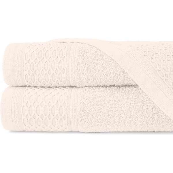 Asciugamano D Cotone 100% Solano Crema (L) 50X90-image