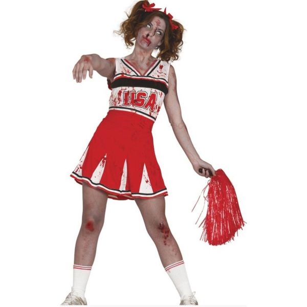 Guirca Costume Da Cheerleader Zombie Per Donna Xl Xl-image