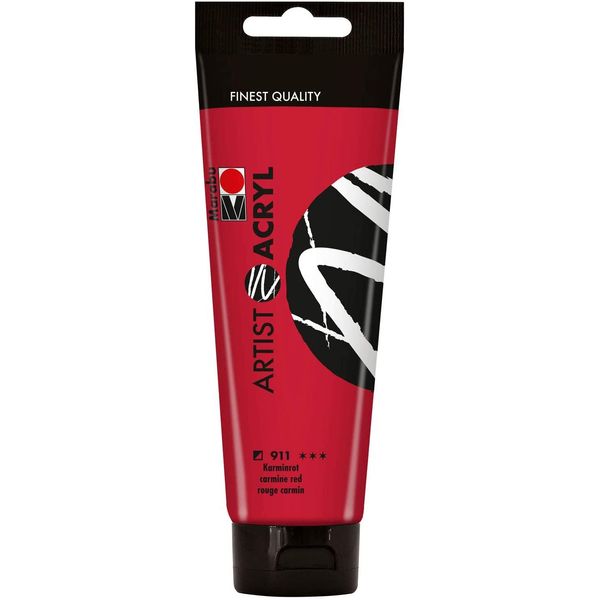 Marabu12200044911 Marabu Artist Vernice Acrilica Artist Acryl, 120 Ml, Rosso Carminio-image