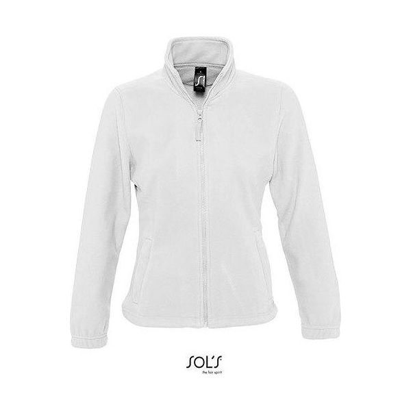 Sols 54500 | Giacca In Pile Da Donna North Con Pile Anti-Pilling - Colore: Bianco - Taglia: M-image
