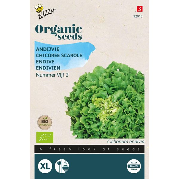 Buzzy Organic Winter Divia Scarola Verde - Semi Biologici - Circa 1 Gr | Buzzy_92015-image