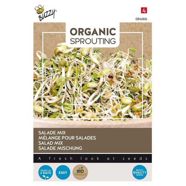 Buzzy Mix Di Lattuga Germogliata Biologica - Semi Biologici - Circa 30 Gr | Buzzy_084066-image