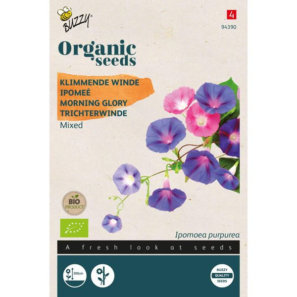 Buzzy Organic Funnel Bindweed Mix - Semi Biologici - Circa 1 Gr | Buzzy_94390-image