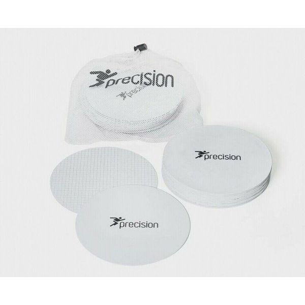Precision - Rotondi - Dischi Di Marcatura, Gomma Confezione Da 20 RD486 (L) (Bianco)-image