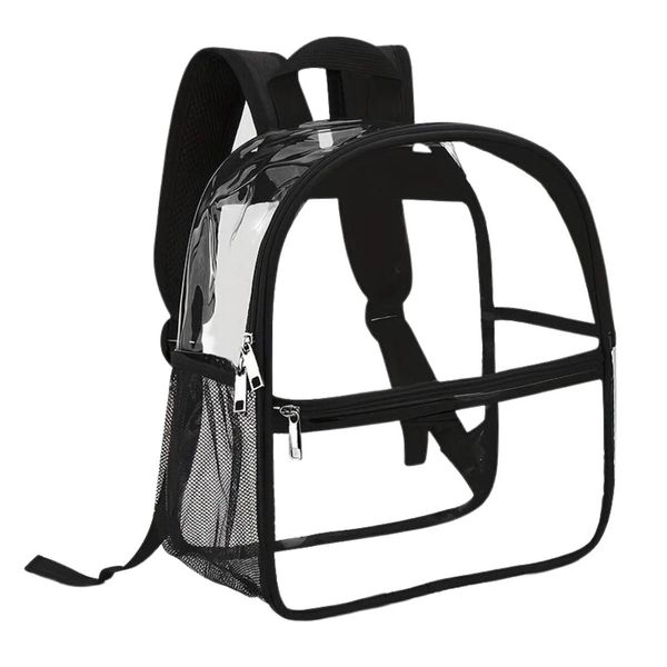 Camerazar Elegante Retrò Trasparente Impermeabile Zaino Scuola A4 Per Signore-image
