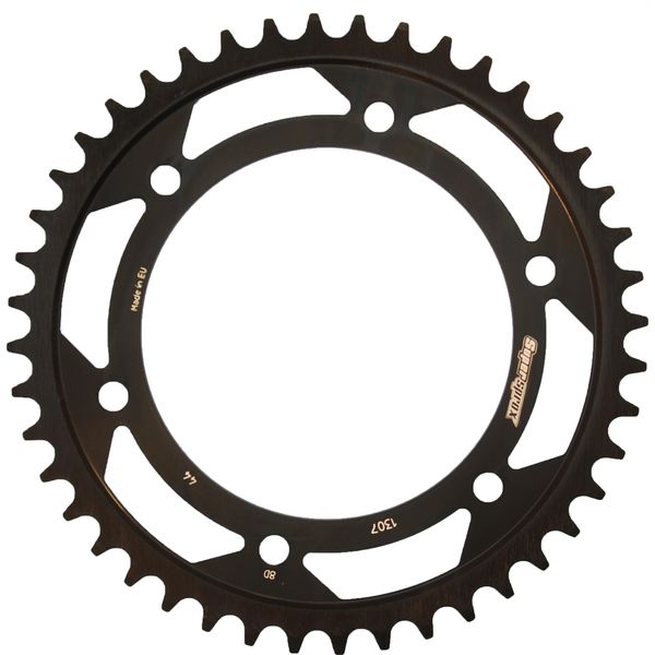 Pignone Supersprox In Acciaio 525 - 44T (Nero) RFE-1307:44-BLK|ID 134,0 Lk 160,0 6 Fori-image