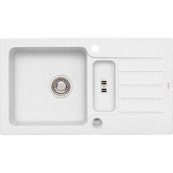 Alveus Cz Niagara 70 G-11 Bianco (780X435Mm) + Sifone A Scomparsa-image