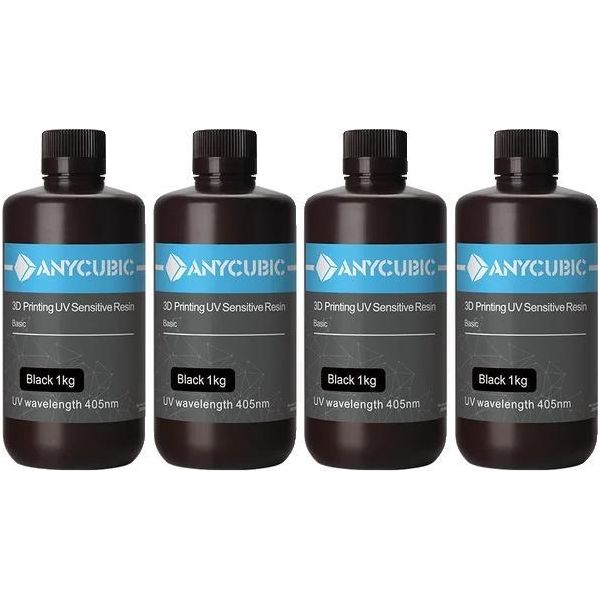 Resina Uv, Alta Precisione, Indurimento Rapido, 4 Kg-Nero-image