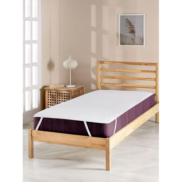 L'essentiel Linge De Maison, Alez (70 X 140), Proteggi Letto Singolo, 100% Cotone, Bianco, 70 X 140 Cm-image