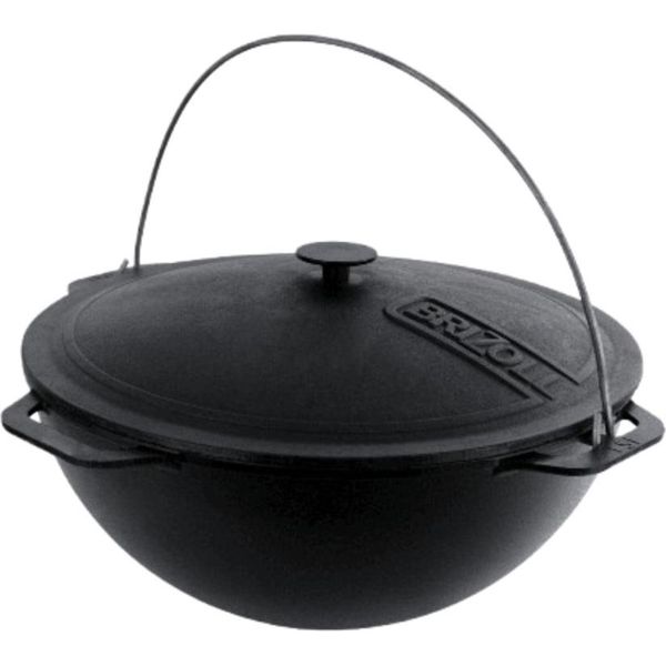 Bollitore In Ghisa Con Coperchio In Ghisa, Asiatico, 12 L-image