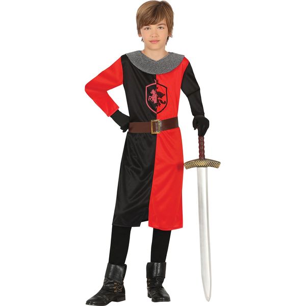 Guirca Costume Da Cavaliere Medievale Per Ragazzi 7-9 Anni 7-9 Anni-image