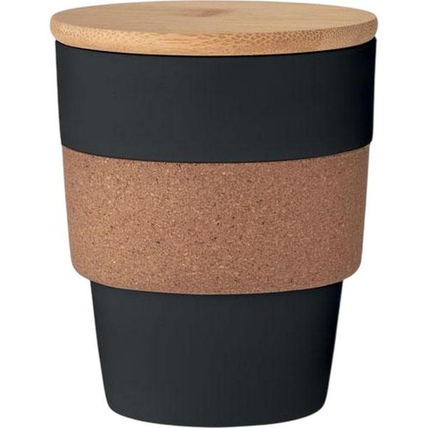Midocean - Tazza "Galao"", Sughero, 300Ml MO606 (Taglia Unica) (Nero)"-image