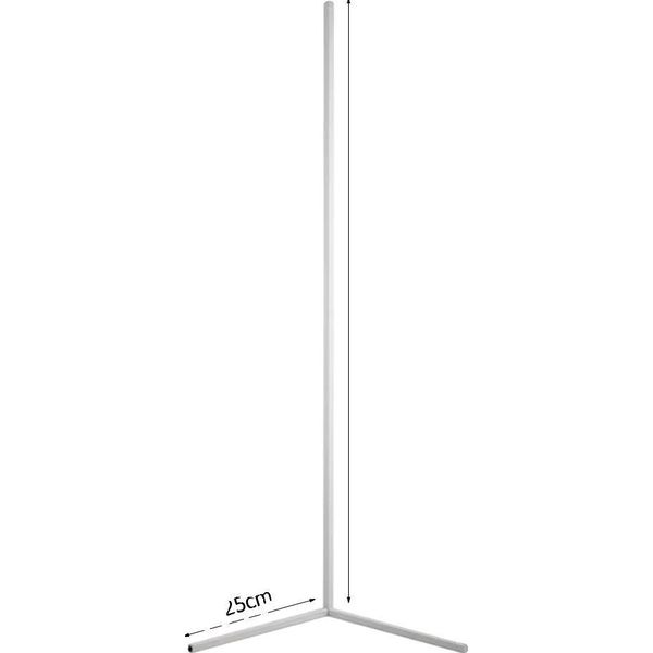 Lampada Da Terra, Design Moderno, Efficienza Energetica, 142Cm Bianco, Luce Calda-image