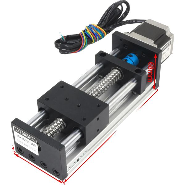 Guide Lineari Cnc, Vite A Ricircolo Di Sfere SFU1605, Altezza Corsa Regolabile, 300 Mm-image
