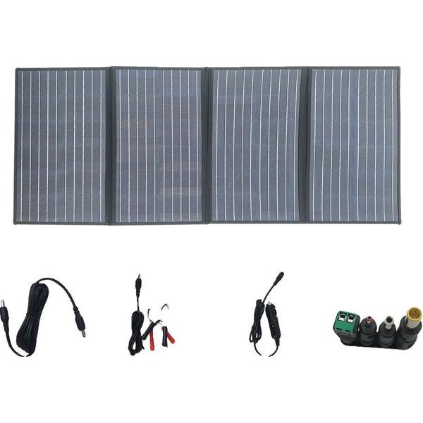 Pannello Solare, Design Portatile, Ricarica Altamente Efficiente, 160W-image
