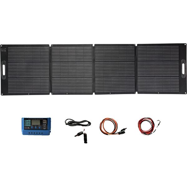 Pannello Solare, Design Portatile, Ricarica Altamente Efficiente, 200W-image