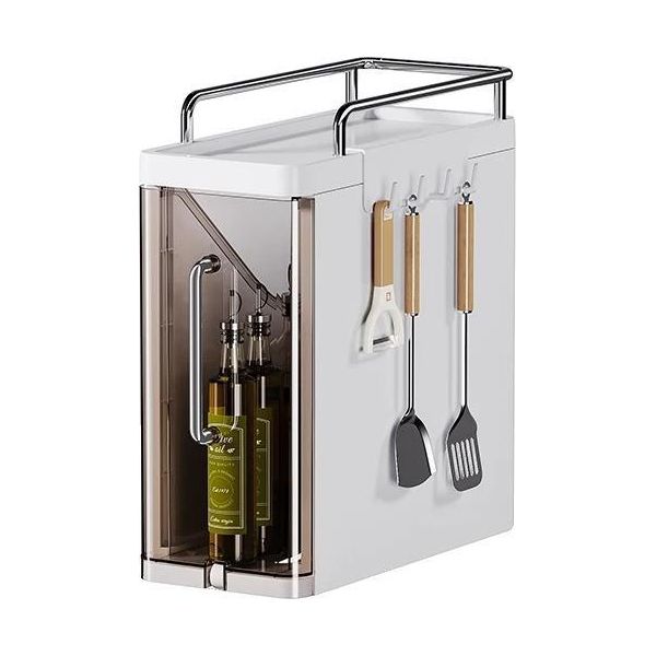Ripiano Portaoggetti, Design Estraibile, Organizzatore Salvaspazio, 2 Strati-image