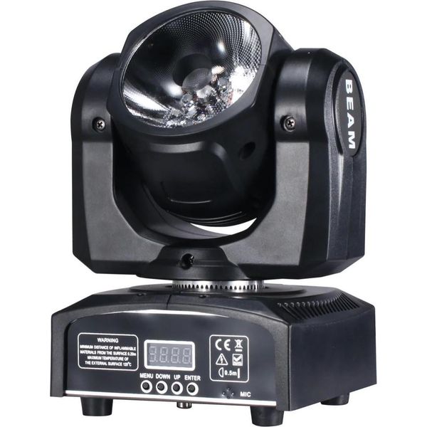 Luce A Testa Mobile, Sorgente Led Rgbw, Opzioni Di Controllo Versatili, Faretto Da 60W 1 Pezzo, Spina Ue-image