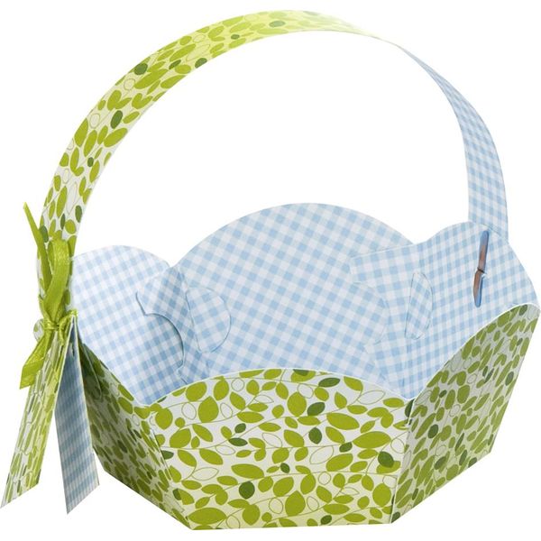 Folia 975124 Folia Cestino Da Regalo In Cartone Decorato, Diam.: 115 Mm-image