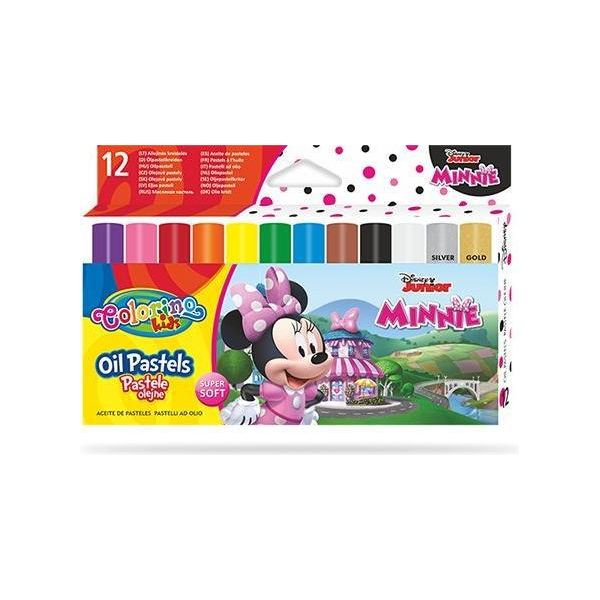Pastelli A Olio 12 Colori Minnie Colorino-image