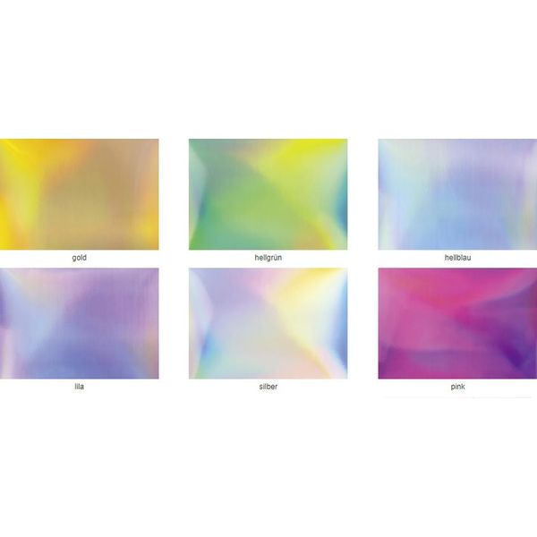Folia 120099 Folia Carta Iridescente, 120 G/M², 500 X 700 Mm, Assortita-image