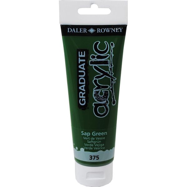 Daler Rowney Graduate Acrylic Paint Sap Green 120 Ml 1 Pz-image