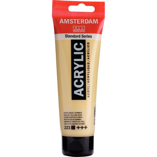 Royal Talens Talens Amsterdam Vernice Acrilica 120 Ml 223 - Giallo Napoli Scuro-image