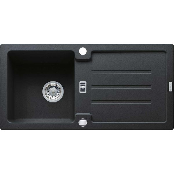 Franke Smart Strata Vestavný DřEz Fragranit DřEz Stg 614-86 Onyx OtočNý KnoflíK Od 45 Cm 114.0302.752-image