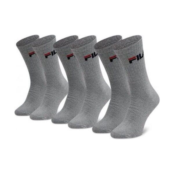 Fila Calzini Unisex 3 Paia - Calzini Da Tennis, Calzini, Terry, Sport, Logo 35-46 Antracite 35-38 (3-5 Uk)-image