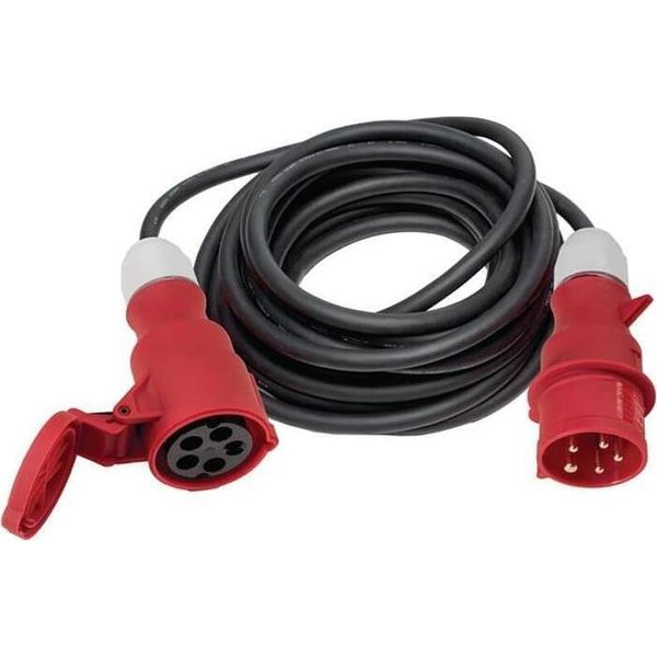 Cee-VerläNgerung 32 A 400 V 10M H07RN-F 5X4Mm² Schwarz IP44-image