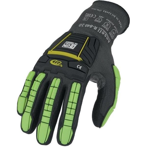 Guanti Ringers R840 Taglia 9 Nero/Verde En 388, En Iso 21420:2020, En 407 Dpi Categoria Ii-image