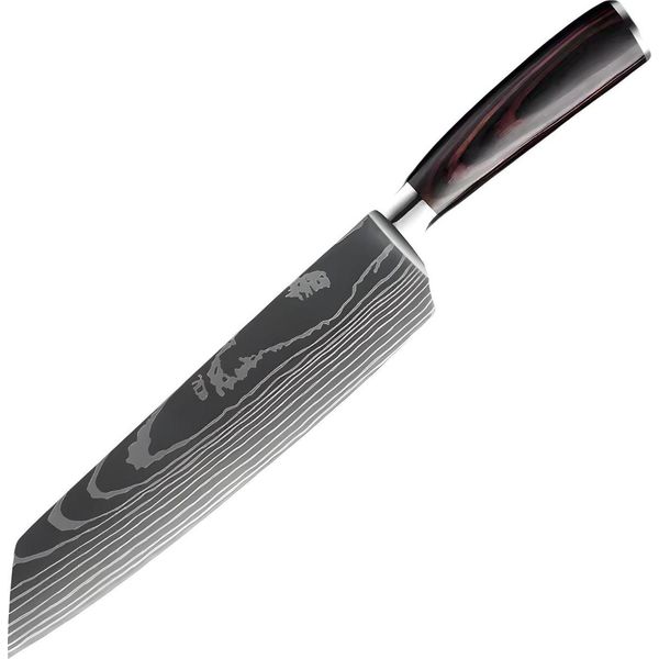 Coltello Da Cucina BL-29419 - Kiritsuke/Nero/Marrone KP29419-image