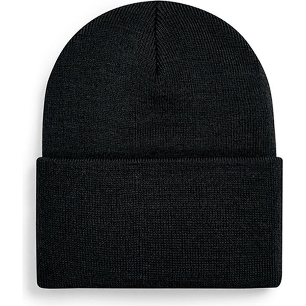 Beechfield B40R | Original Deep Cuffed Beanie In Maglia A Doppio Strato - Colore: Nero - Taglia: Unica-image