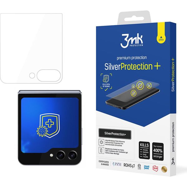 Samsung Galaxy Z Flip 6 - Protezione Argento 3Mk+-image