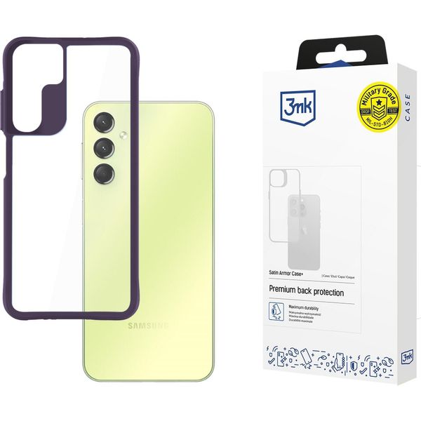 Samsung Galaxy A25 5G - Custodia 3Mk Satin Armor+ Viola-image