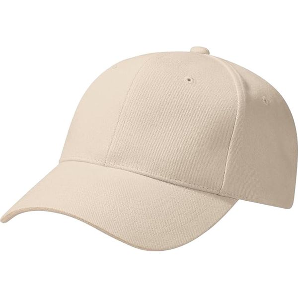 Beechfield - Cappellino Da Baseball "Pro-Style"" Per Uomo/Donna Unisex BC5096 (Taglia Unica) (Colori Pietra)"-image