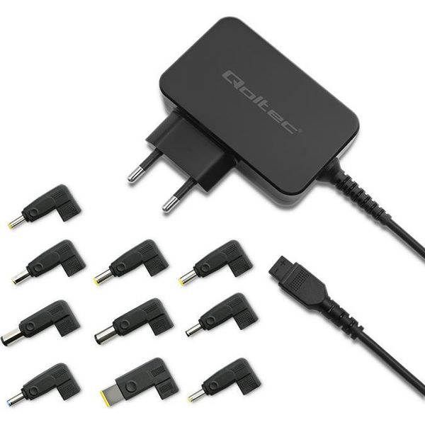 Qoltec Universal Power Adapter 65W, 10Plugins-image