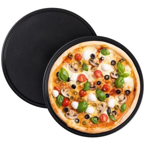 2 Pezzi Teglie Per Pizza Rotonde-image