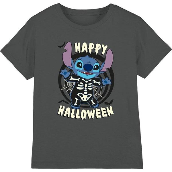 Lilo & Stitch - Maglietta Per Bambini, Halloween TV25433 (104) (Carbone)-image