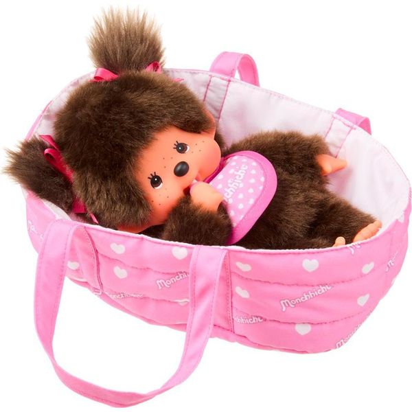 Monchhichi - Peluche Ragazza Con Lettino 20 Cm-image