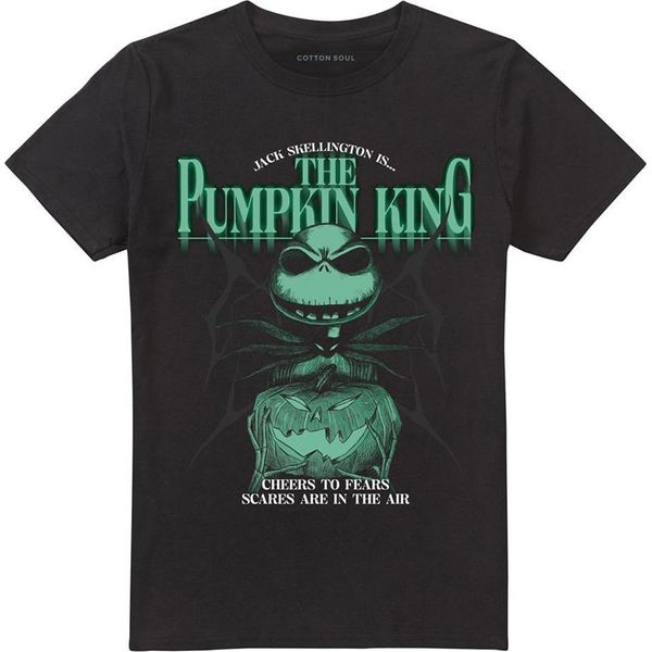 Nightmare Before Christmas - Maglietta "Cheers To Fears"" Per Bambini/Donne Unisex TV25616 (M) (Schwarz)"-image