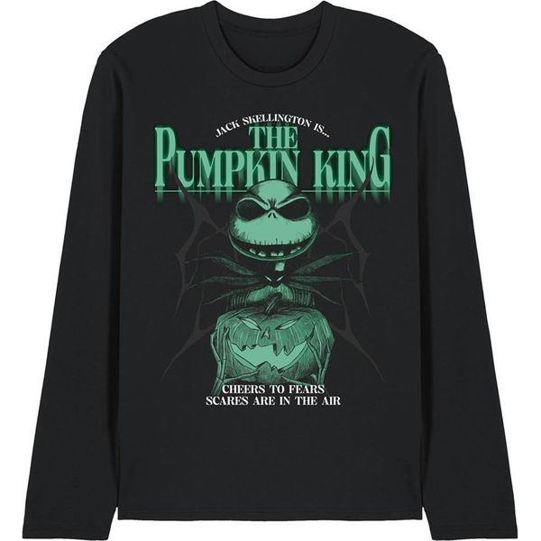 Nightmare Before Christmas - Maglietta "Cheers To Fears"" Per Uomo/Donna Unisex TV25623 (S) (Nero)"-image