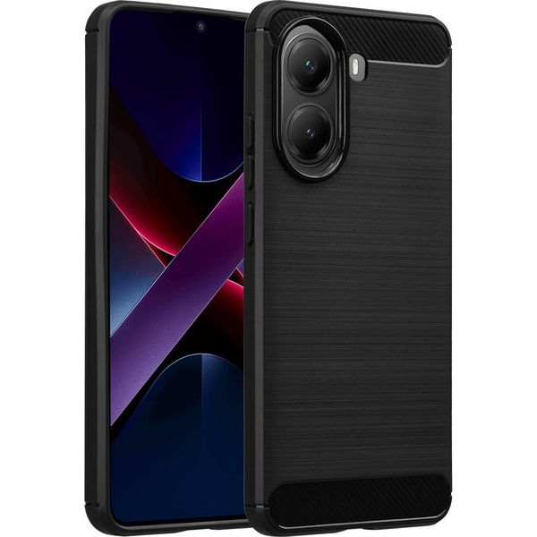 Xiaomi Poco X7 Pro Sleeve - Silicone - Custodia/Copertura Morbida Imoshion - Nero-image