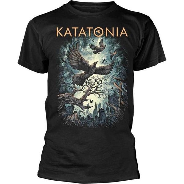 Katatonia - Maglietta "Uncover The Skies"" Uomo/Donna Unisex PH4743 (Xl) (Nero)"-image