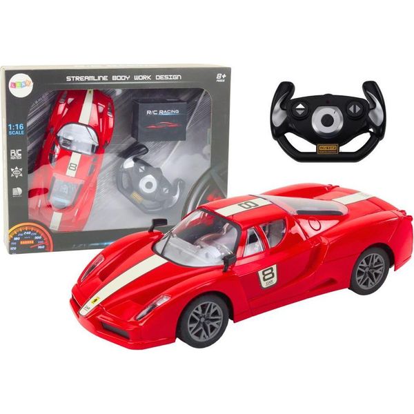Auto Sportiva Telecomandata 1:16 R/C Rossa-image