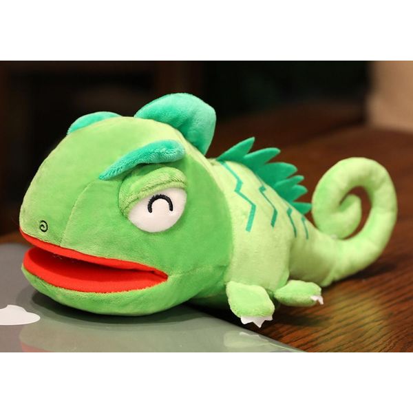 Pluszowa Maskotka Smok Zielony Pacynka 30 Cm-image