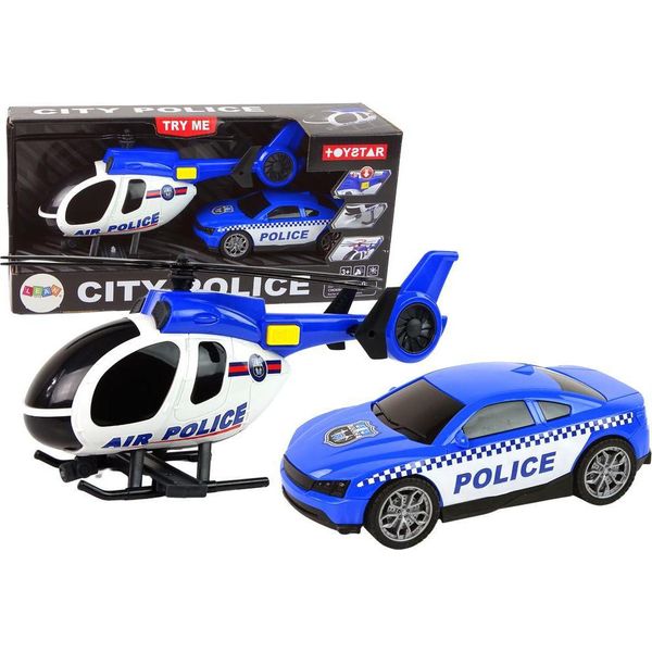 Elicottero Auto Veicolo Di Polizia Set Suono-image